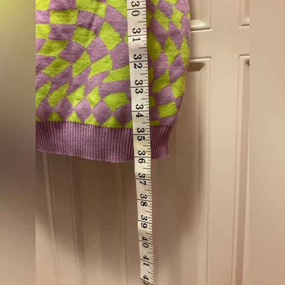 NWT Better Be stretch bodycon graphic sweater dress - Picture 4 of 8